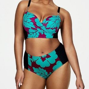 Lane bryant cacique 2 piece bikini swimsuit